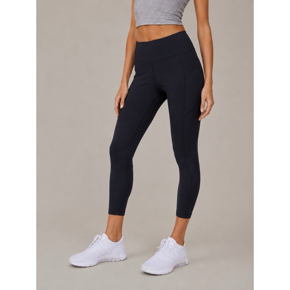 Lululemon All the Right Places Cropped Legging Pant Tight 23" Women Size 4 Black